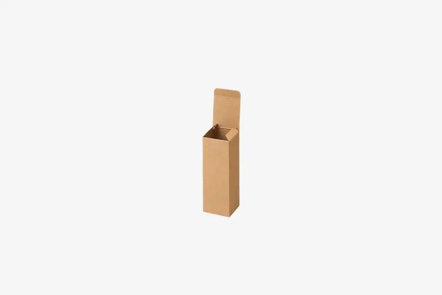 1.5W x 1.5L x 5H, Reverse Tuck Flap Kraft Box, Kraft