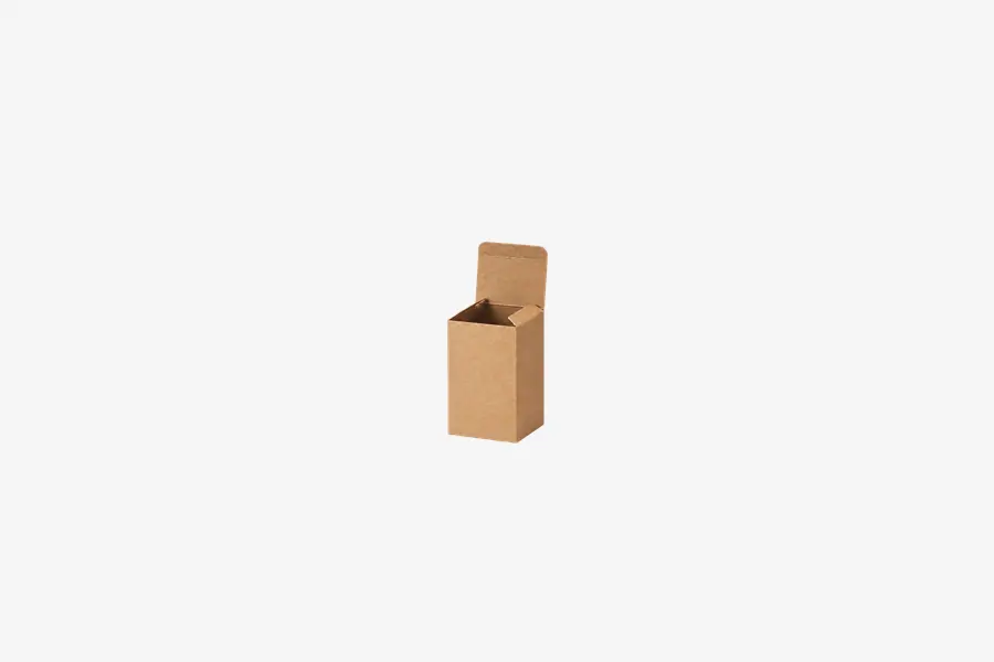 2W x 1.25L x 3H, Reverse Tuck Flap Kraft Box, Kraft