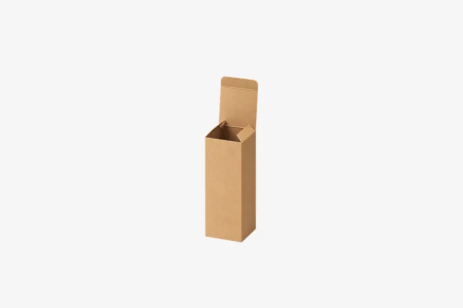 2W x 2L x 6H, Reverse Tuck Flap Kraft Box, Kraft