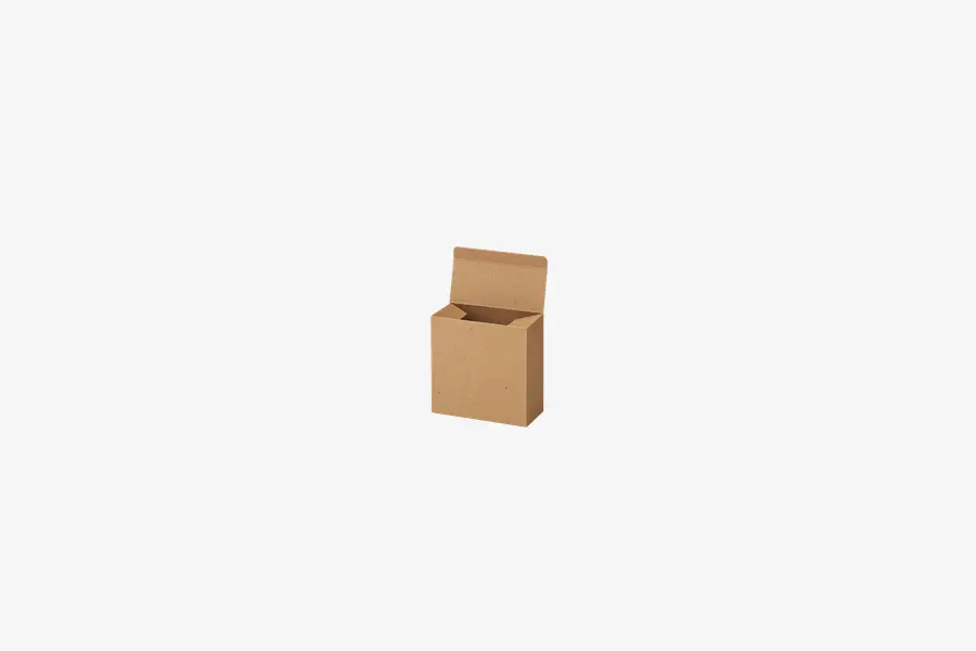 2.5W x 1.25L x 2.5H, Reverse Tuck Flap Kraft Box, Kraft