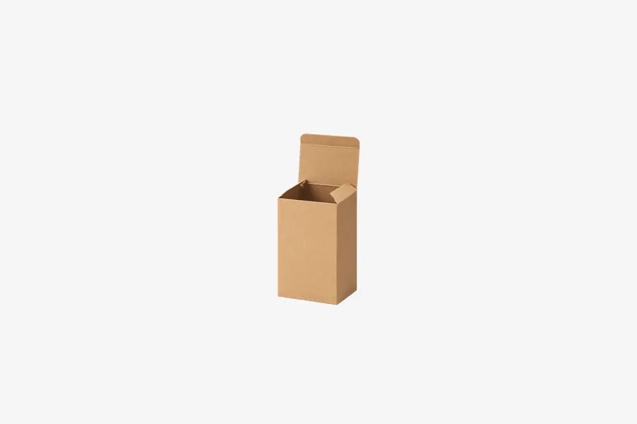 2.5W x 1.75L x 4H, Reverse Tuck Flap Kraft Box, Kraft