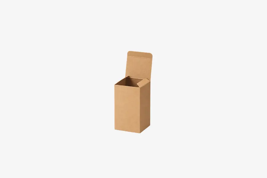 2.5W x 2.5L x 4H, Reverse Tuck Flap Kraft Box, Kraft