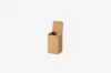 2.5W x 2.5L x 4H, Reverse Tuck Flap Kraft Box, Kraft