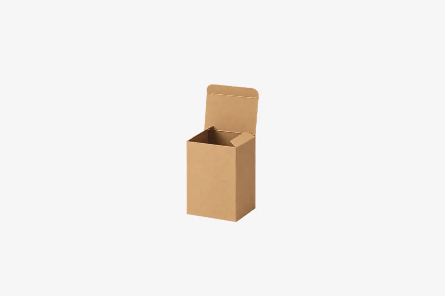 3W x 2.5L x 4H, Reverse Tuck Flap Kraft Box, Kraft