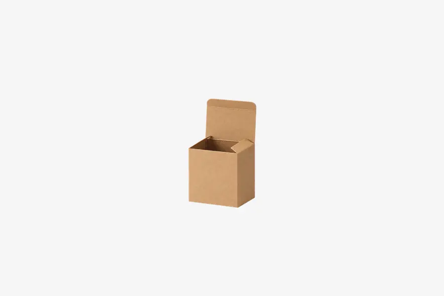 3W x 2L x 3H, Reverse Tuck Flap Kraft Box, Kraft