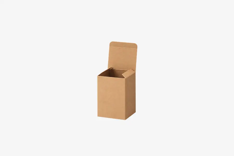 3W x 3L x 4H, Reverse Tuck Flap Kraft Box, Kraft