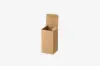 3W x 3L x 6H, Reverse Tuck Flap Kraft Box, Kraft