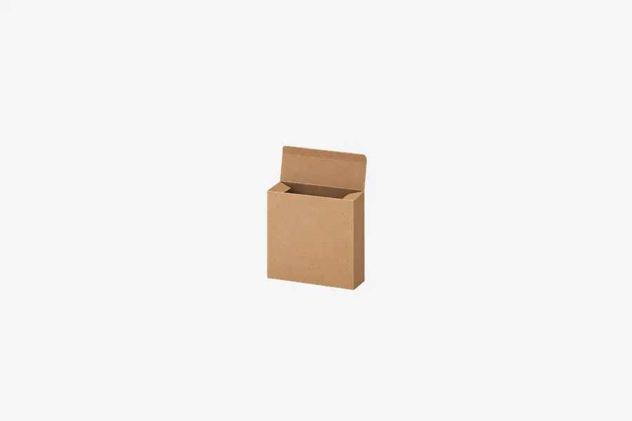 3.5W x 1.25L x 3.5H, Reverse Tuck Flap Kraft Box, Kraft