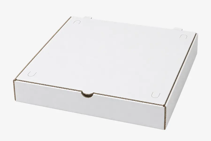 9 inch white pizza box
