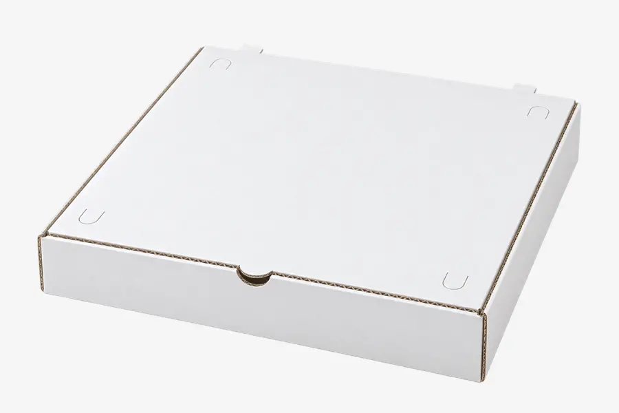 10 inch white pizza box