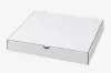 14 inch white rectangle flat bread pizza box