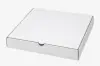 14 inch white pizza box