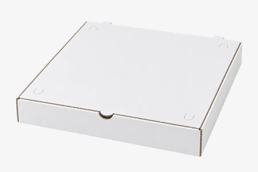 16 inch white pizza box