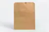 8-1/2W x 11L, Flat Plain Brown Kraft Merchandise Bags