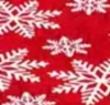Red White Snowflake
