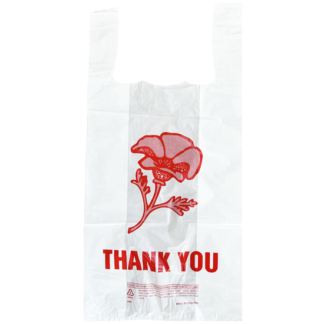 5W x 11L x 3D, Rose T-Shirt Bags