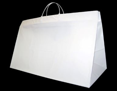 19W x 10D x 12L, 2.5 Mil Unprinted Take-Out Bags, HD Film