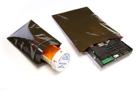 2.5W x 9L, 3 Mil Amber Zip Bags