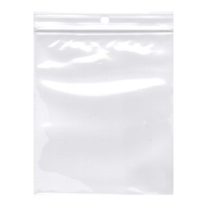 1.5W x 2L, 2 Mil Polypropylene Hang Hole Zip Bags