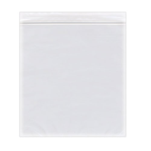 10W x 12L, 2 Mil Polypropylene Zip Bags