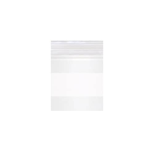 1.5W x 2L, 2 Mil Polypropylene White Block Zip Bags