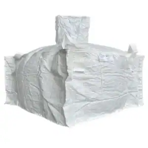 Baffle Bulk Bag (FIBC), 47.5W x 47.5L x 36H, Spout Top/Spout Bottom