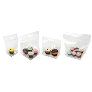 Clear Cupcake Zip Seal Bag Sets