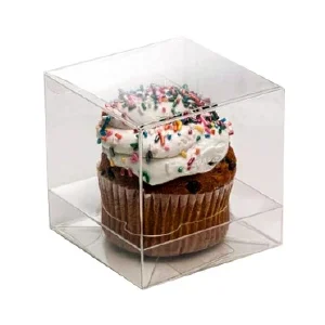 Clear Single Cupcake Boxes Set