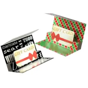 Flip Gift Card Folder