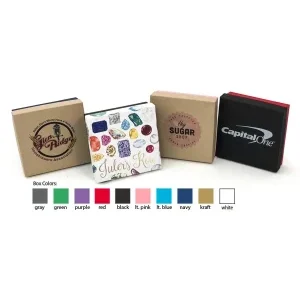 Full Color Bleed Printed Jewelry Boxes (Lid Only)
