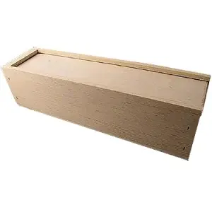 Single Bottle Wooden Wine Box