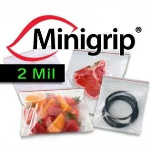 Minigrip Red Lined Zip Bags