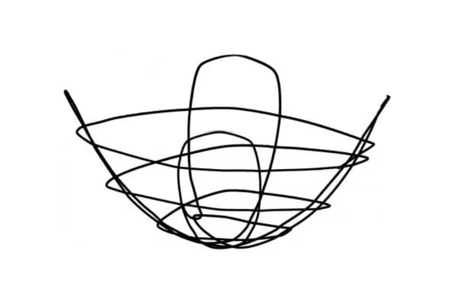Optimal Two Blade Wire Tree Baskets