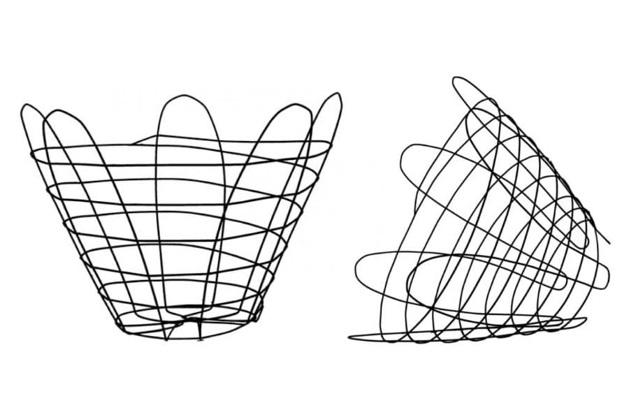 wire tree baskets